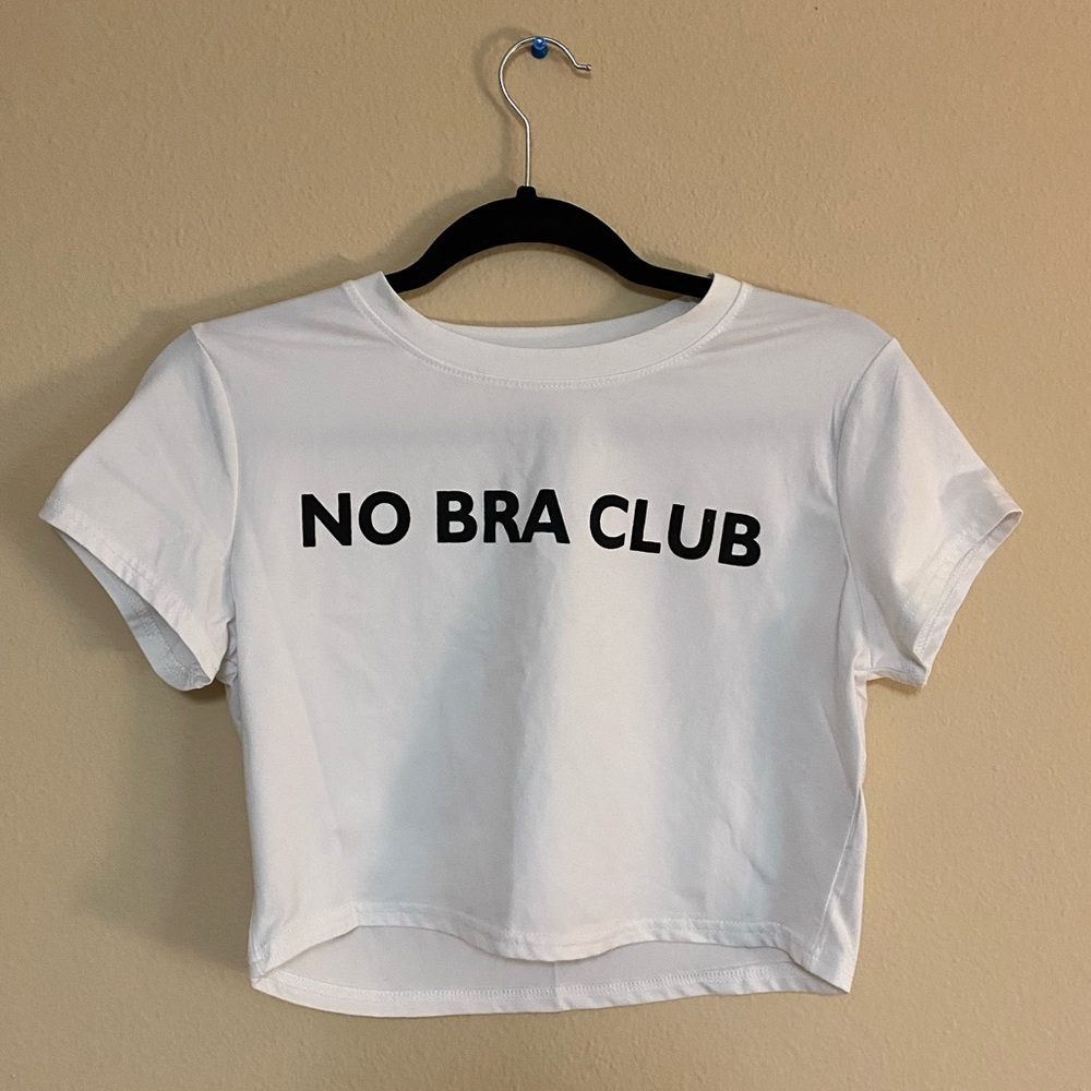 SHEIN No Bra Club shirt